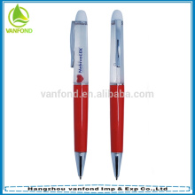 Custom promotional liquid floating pen with 3D floater